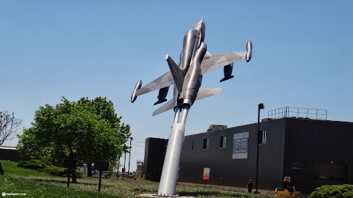 trying to take a picture with this jet at the DOWNSVIEW airbase but we weren't allowed in Toronto, Canada 