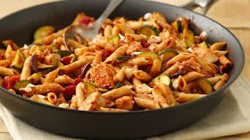 Skinny Mediterranean-Style Chicken and Pasta