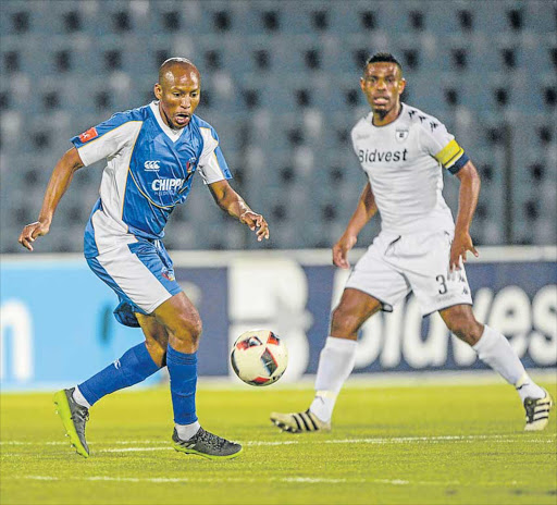 SEASONED PLAYER: Chippa striker Katlego Mashego could be the answer to the team’s goalscoring problems GALLO IMAGES