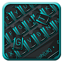 Herunterladen Neon Blue and Matt Black Keyboard Installieren Sie Neueste APK Downloader