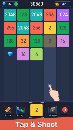 Screenshot 2048 Merge-Number Games