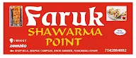 Faruk Shawarma Point menu 1