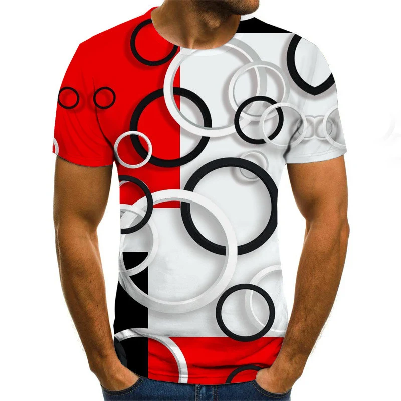 Chuangyi Ink Watercolor Painting Short-sleeved T-shirt