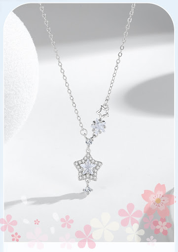 Title 3, Sterling Silver 925 Necklace Womens Simple Non...