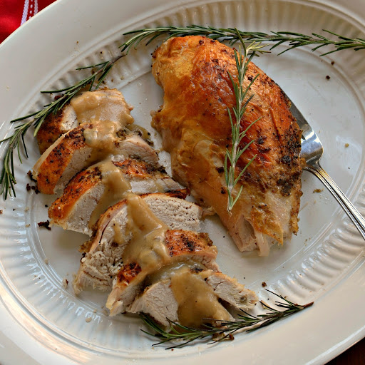 Slow Cooker Turkey Breast cooks up moist and tender leaving your oven free for all the rest of your sides