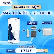 [Combo Tiết Kiệm] Máy Lọc Nước Pureit Classic Và Bộ Lọc Đầy Đủ Thay Thế Máy Lọc Nước 3000L - Hàng Chính Hãng