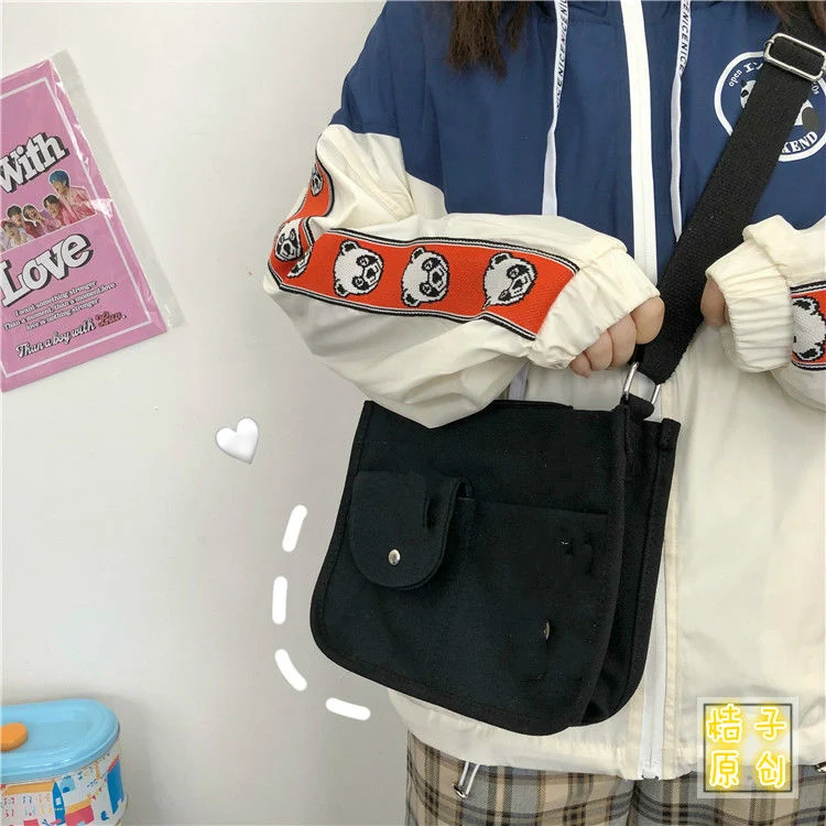 Schattige Vintage Meisjes Messenger Bag Retro Perfect voor dagelijks gebruik Ruim en stijlvol ontwerp Ideaal voor studenten en modebewuste vrouwen