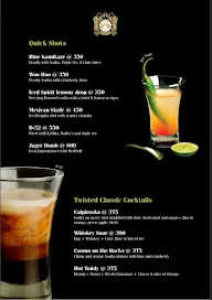 Brass Monkey Lounge Bar menu 2