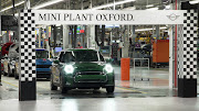 A Cooper SE rolls off the production line at the Mini production facility in Oxford. 