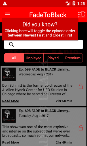 Screenshot Fade To Black