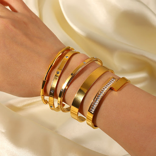 Title 5, Womens Fashion Vintage Stainless Steel Bracele...