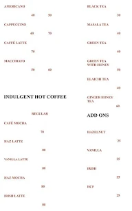 Sgl The Cafe menu 2