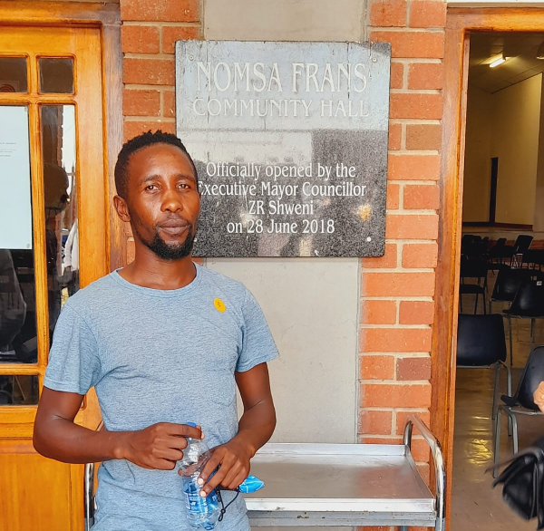 Abulele Deon Frans, 33, is the founder of the Sterkstroom adolescents Development Forum in Enoc Mgijima, Chris Hani District which was established in 2020.