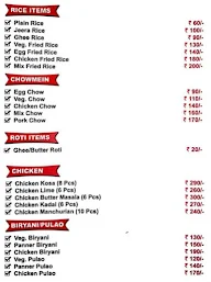 The Fluid Bar Cum Restaurant menu 2