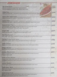 Kentuckee  Seafood Restaurant menu 1