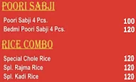 Bhatura King menu 1