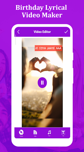 Birthday Lyrical Video Maker-Magically Video Maker