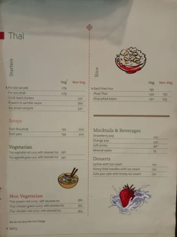 Beijing Bites menu 