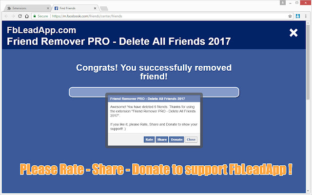 Friends Removal Unfriend All At Once 2017 Chrome Web Store - how to unfriend someone on roblox fast