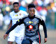 Relebohile Mofokeng in action for Orlando Pirates in the MTN8 semifinal first leg match against Stellenbosch FC at Athlone Stadium last month.