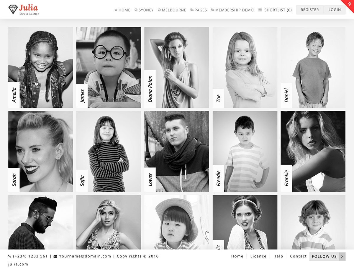 julia-model-agency-wordpress-theme