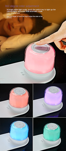 Title 6, Fast Charging Wireless Charger Table Lamp Two i...