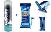 Bọt Cạo Râu Gillette Sensitive 300Ml + Dao Cạo Râu Balea Men 10 Cây