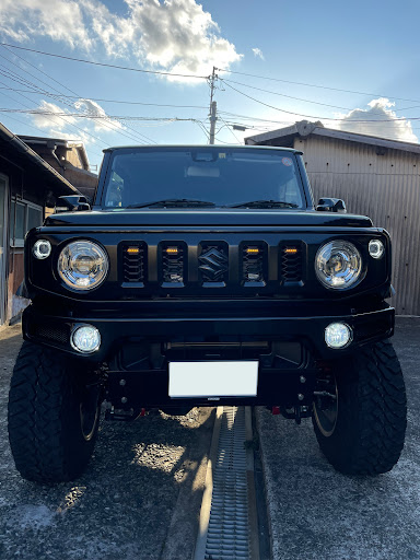 ジムニー Jb64wのledカスタム グリルマーカー アメ車風 Diyに関するカスタム メンテナンスの投稿画像 車のカスタム情報はcartune
