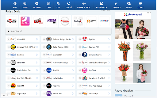 Listen to live Turkish radios