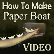 How To Make Paper Boat Video  Icon
