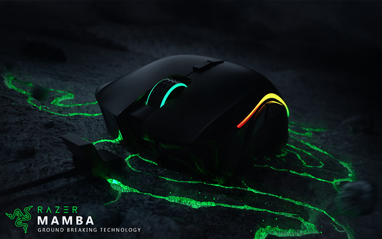 3. Chuột chơi game FPS Razer Mamba Wireless