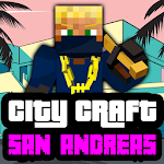 Cover Image of डाउनलोड San Andreas City Craft 1.4 APK