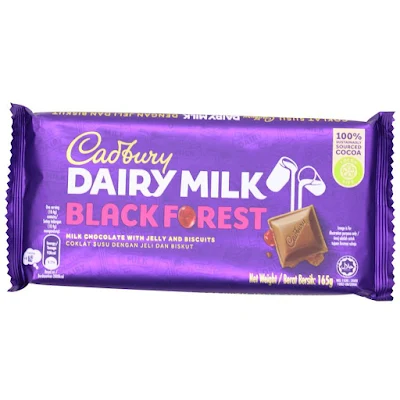 Cadbury Dairy Milk Black Forest - Imported