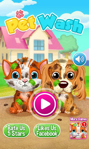 Pet Wash Play - kids games