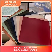 Lot Chuôt, Mouse Pad, Thảm Trải Bàn Làm Việc Deskpad Da Pu, Miếng Lót Chuột Máy Tính Cỡ Nho, Lớn 80X40, 60X30, 26X21