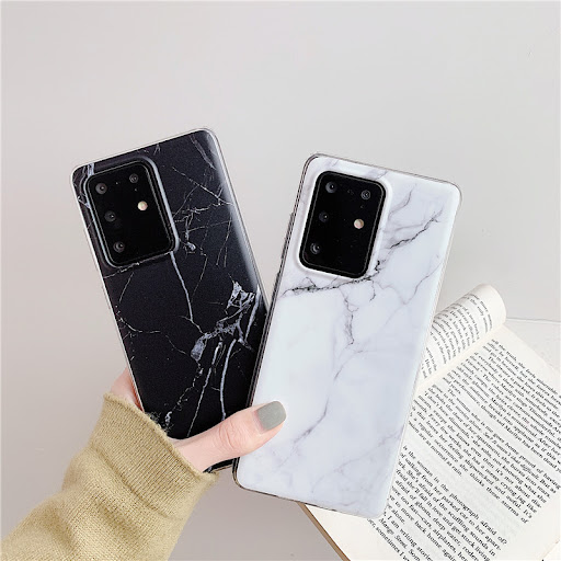 Title 4, Frosted marble pattern phone case. Provides sty...