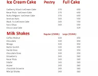 Ice Cream Cake City menu 1