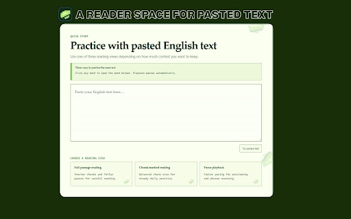 TempoLeaf - English Phrase Reading Trainer screenshot 4