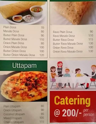 Simply Dakshin menu 1