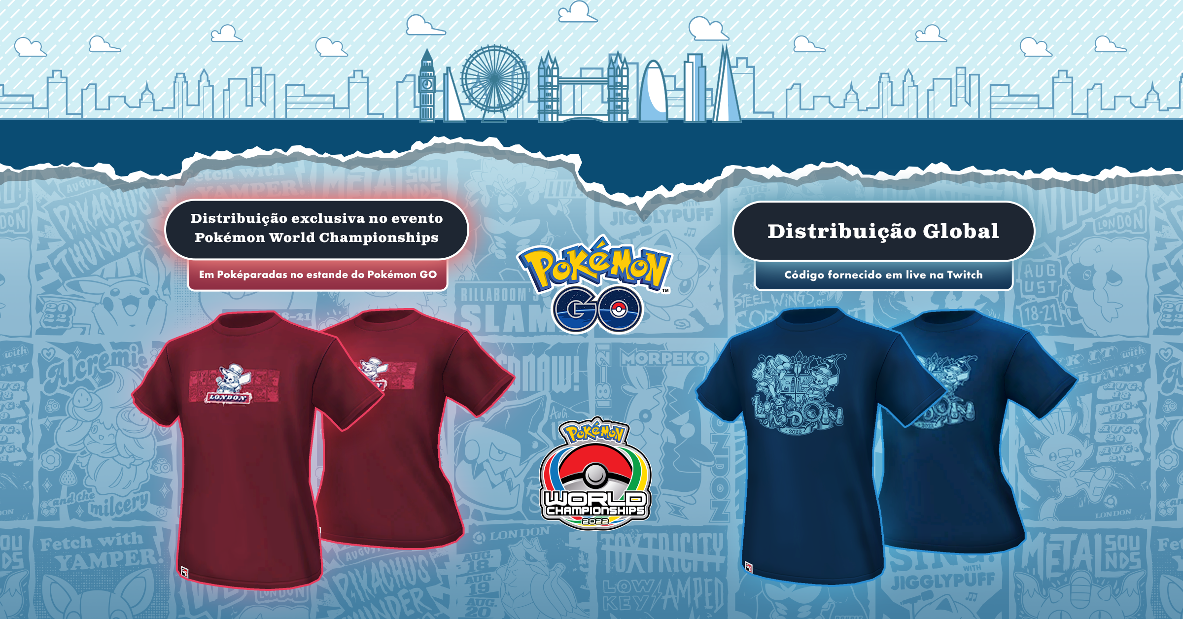 Pesquisa temporária exclusiva durante a transmissão dos Campeonatos  Mundiais do Pokémon GO na Twitch!