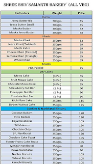 Shree Shiv Samarth Bakery menu 1