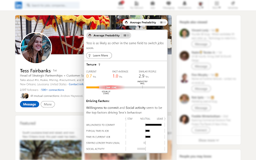 NextHop - LinkedIn Profile Insights (by Swyg)