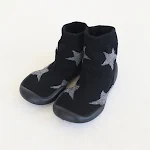Grey stars on black