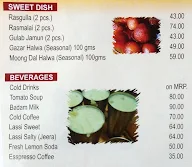 Gupta Sweets menu 3