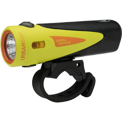 Light and Motion Urban 500 Rechargeable Headlight: Citraveza, Yellow and Black