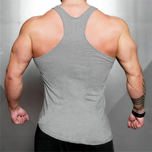 Title 15, Fitness Spaghetti Strap Racer Vest Printed Jacket
