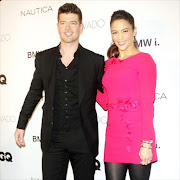 Robin Thicke and Paula Patton. File photo.