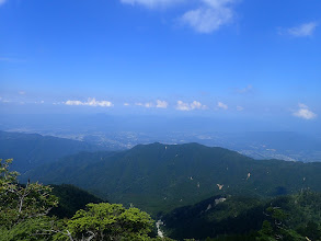 下山中も良い天気