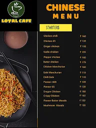 Loyal Cafe menu 2