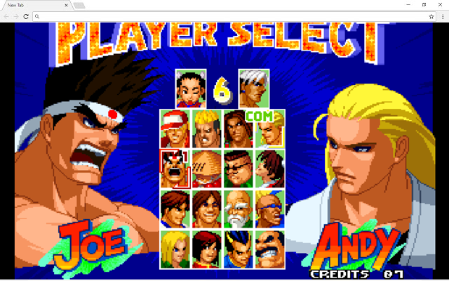 Real Bout Fatal Fury 2 New Tab Preview image 3